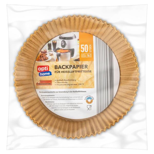 Backpapier Fur Heissluftfritteuse Aldi