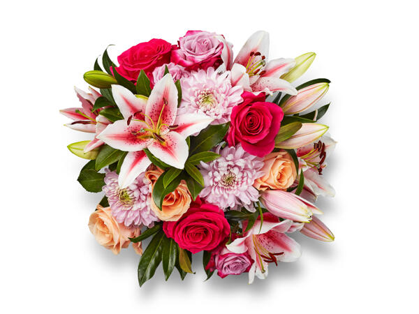 Deluxe Rose And Lily Abundance
