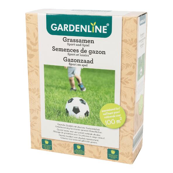 GARDENLINE(R) 				Grassamen „Sport und Spiel"