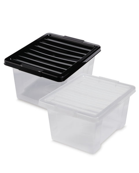 20L Storage Box 2-Pack