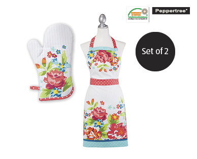 APRON AND OVEN GLOVE SET
