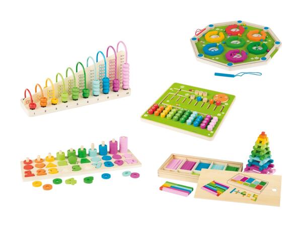 Jeu de calcul en bois