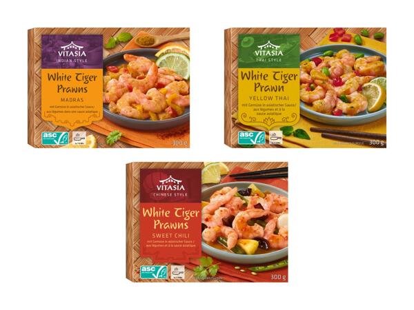 Crevettes ASC aux légumes