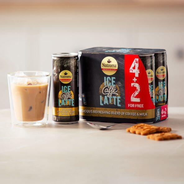 NUTROMA(R) 				Café latte glacé, 6 pcs