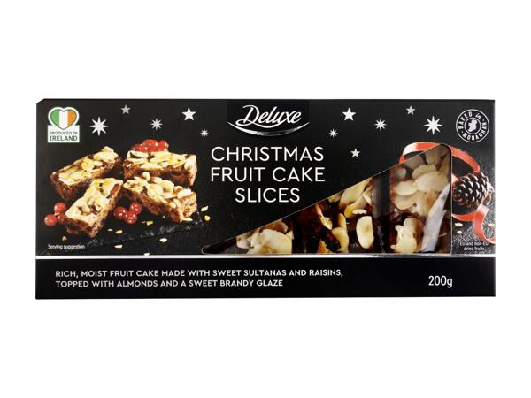 Rich Fruit Cake Slices