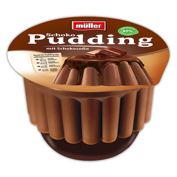 Pudding mit Soße
