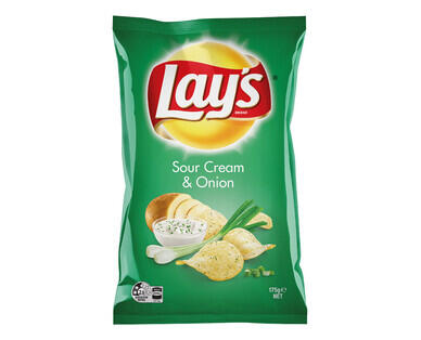 Lay's Chips 175g - Sour Cream & Onion