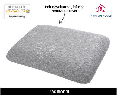 Charcoal Infused Latex Pillow Assortment