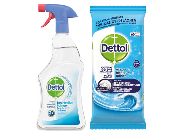 Dettol Allzweckreiniger / Reinigungstücher