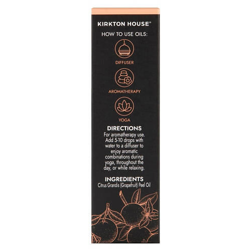 Aromatherapy Pure Essential Oil - Grapefruit, 0.51 fl oz