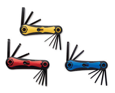 3 Piece Folding Hex Key Set