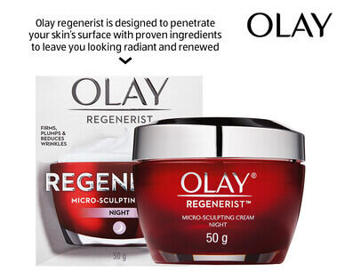 Assorted Olay Regenerist Face Creams 50g