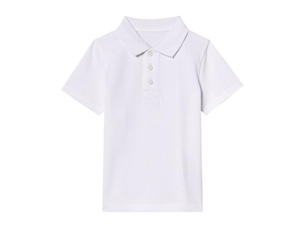 Boys' White School Polo Shirts - 2 Pack