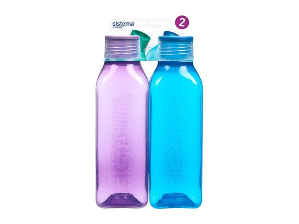 Sistema Lilac & Blue Drinks Bottles - 2 Pack