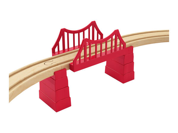 Playtive Wooden Train Set
