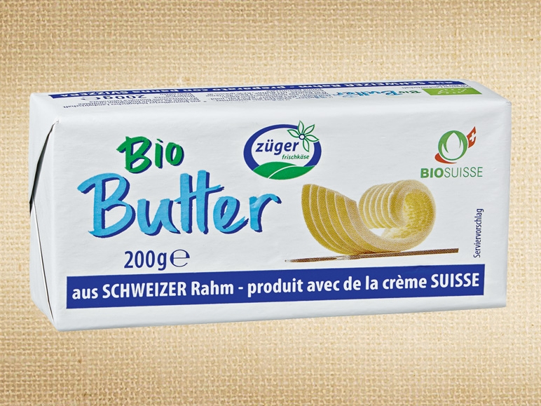 Beurre bio Züger