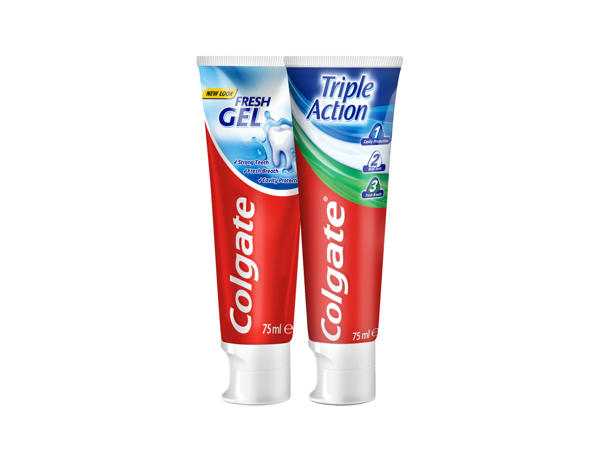 Colgate tandborste och tandkräm