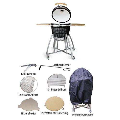 BUSCHBECK Keramikgrill Kamado XL, Schwarz