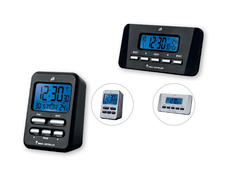 AURIOL Radio-Controlled Alarm Clock