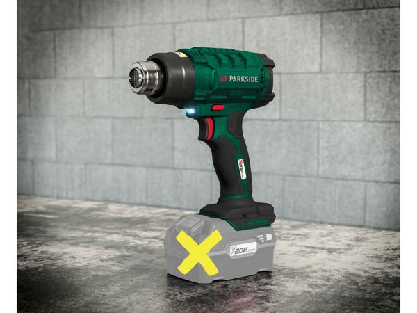 Cordless heat gun