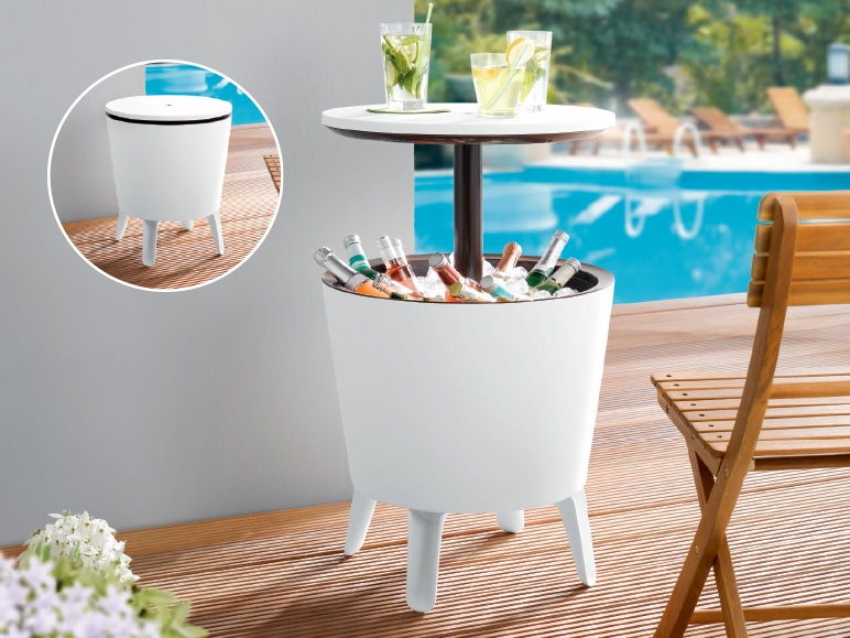 LIVARNO LIVING(R) Party Table with Built-in Ice Bucket