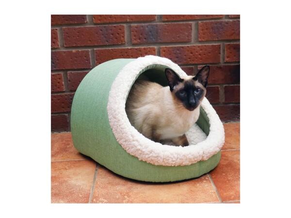 Green Igloo Cat Bed