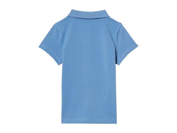 Girls' Blue School Polo Shirts - 2 Pack