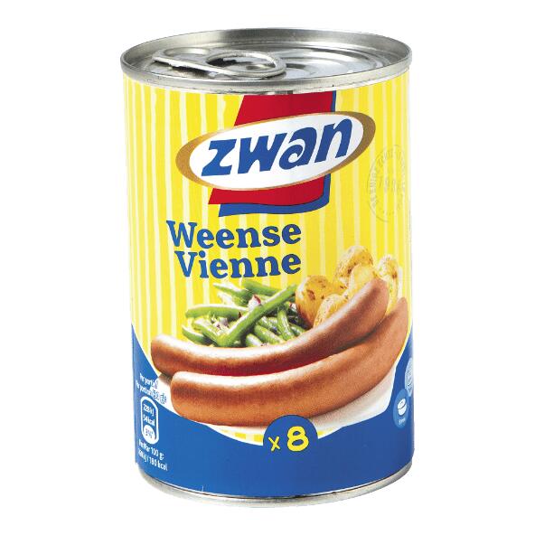 ZWAN(R) 				Weense worstjes, 8 st.