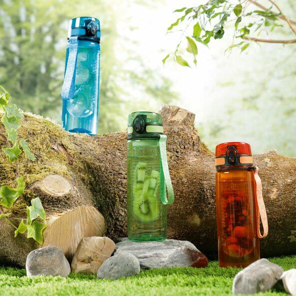 Drinkfles met fruitfilter
