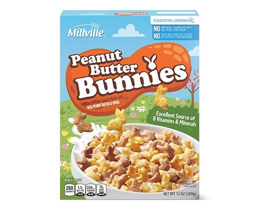 Millville Peanut Butter Bunnies Cereal