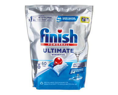 Finish Ultimate Essential Dishwasher Tablets 60pk