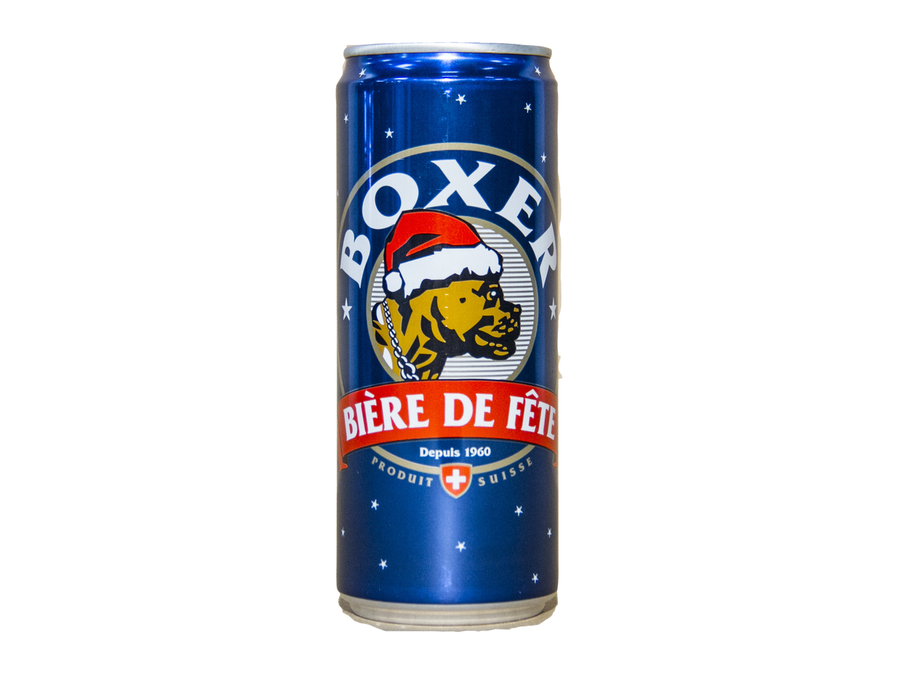 Bière Boxer de fête (uniquement en Suisse romande)