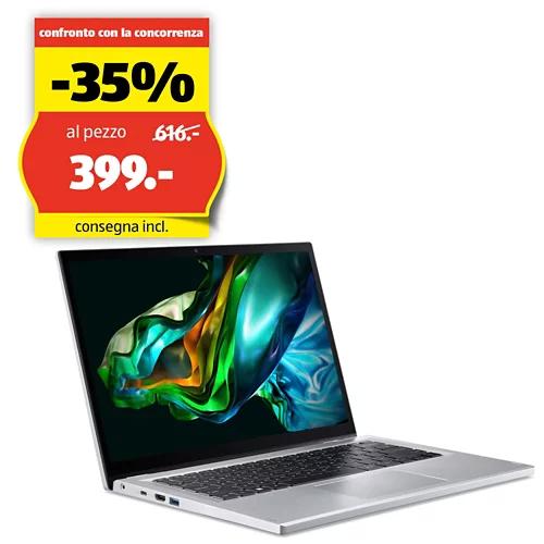 ACER Notebook Aspire 3 Spin 14 (A3SP14-31PT-37HQ), Touch