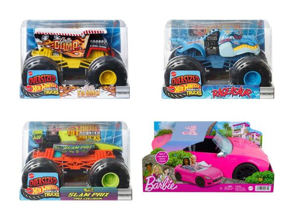 HOT WHEELS(R)/BARBIE(R) Hot Wheels-bil eller Barbie-bil
