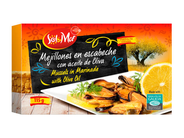 Sol & Mar Mussels in Marinade with Olive Oil