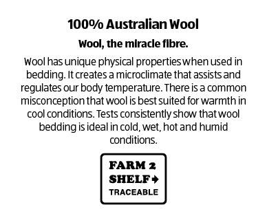 Australian Wool Quilt – Single Size