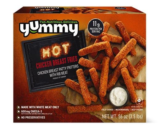 Yummy 
 Hot Chicken Fries