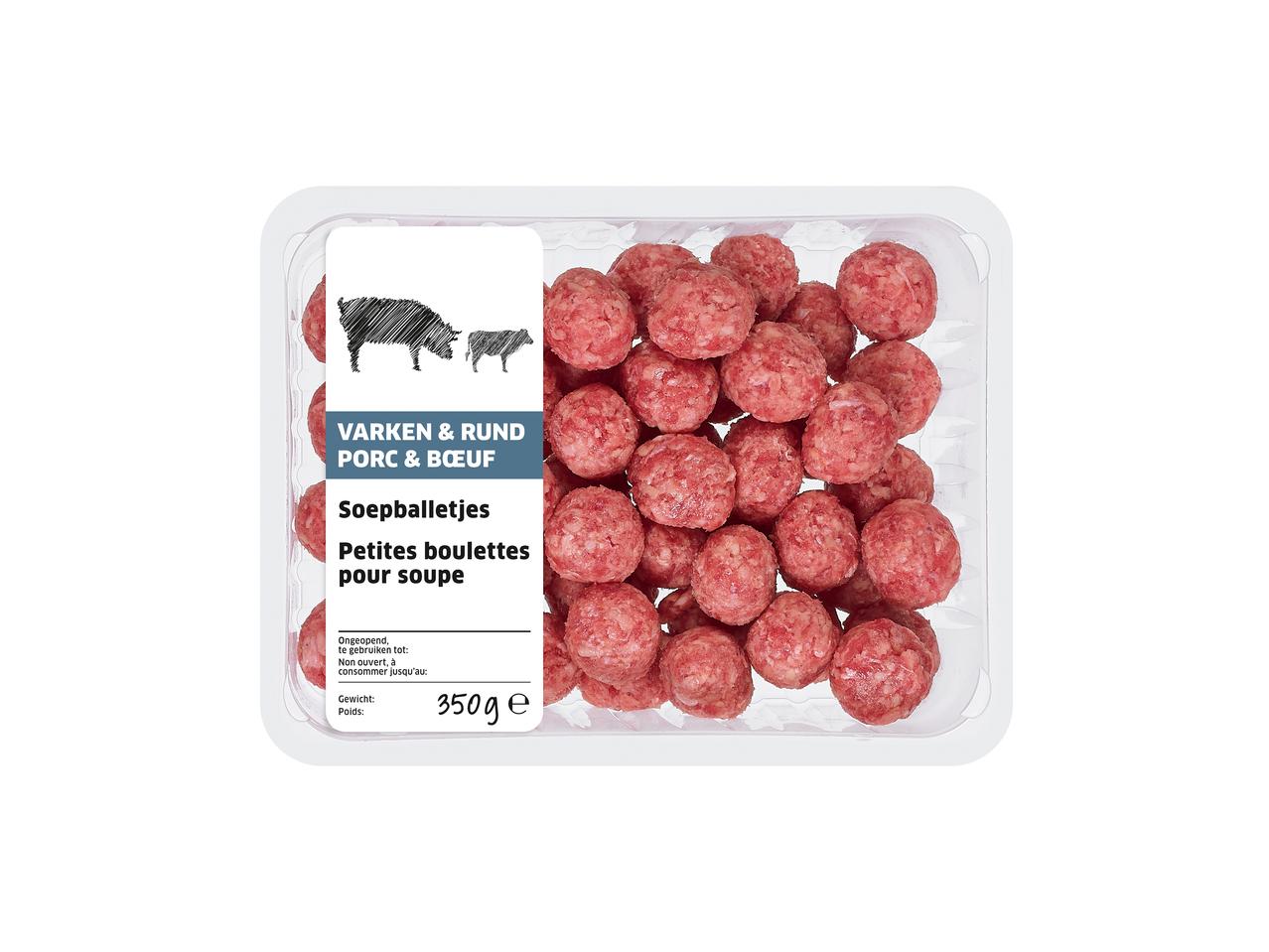 Petites boulettes pour la soupe