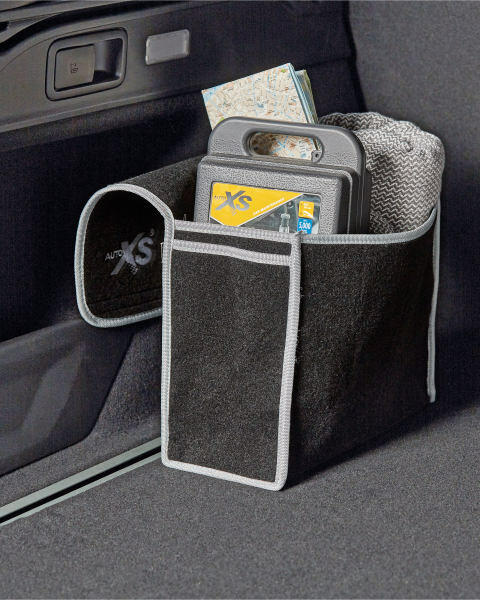 Black/Grey Upright Tidy Organiser