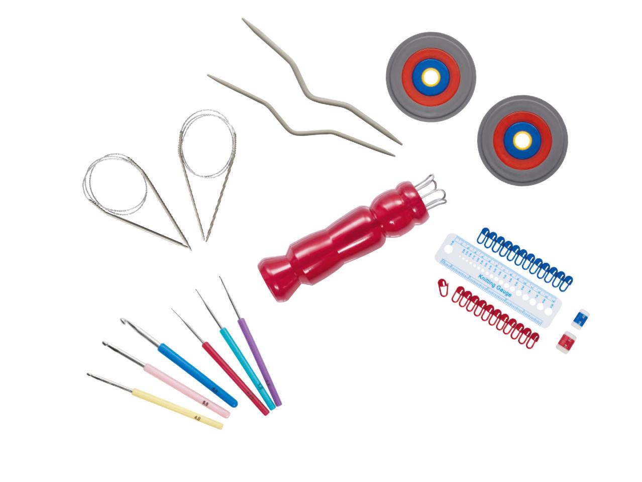 CRELANDO(R) Crochet/Knitting Needle Set