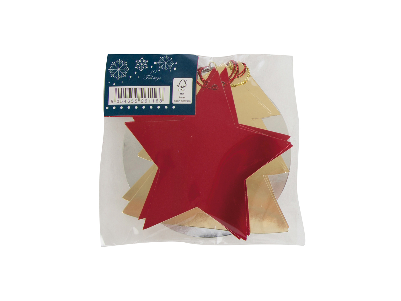 Christmas Foil Tags