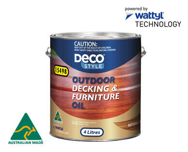 Decking and Furniture Oil 4L