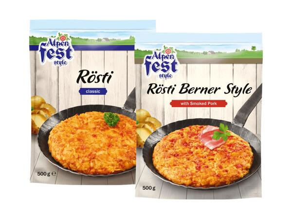 Rösti Classic oder Berner Style