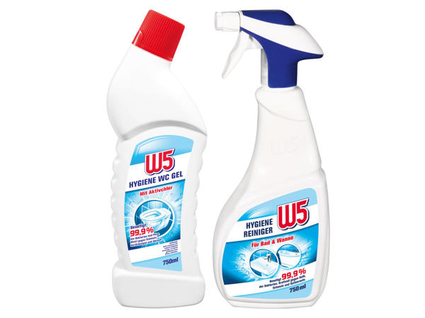 W5 Hygiene-Reiniger Gel oder Spray1