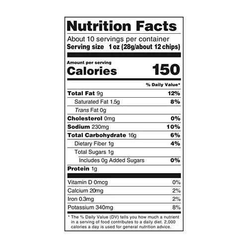 Garlic Mashed Flavored Wavy Potato Chips, 9.5 oz