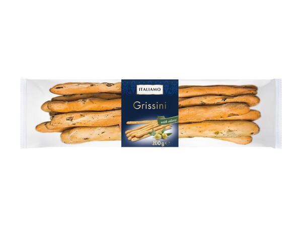 Gressins aux olives