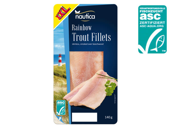 ASC Geräucherte Forellenfilets 125 g + 15 g gratis