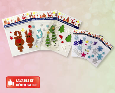Autocollants en gel/Décorations pour fenêtres