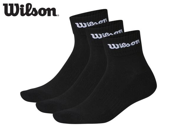 Wilson Black Sports Ankle Socks - 3 Pairs