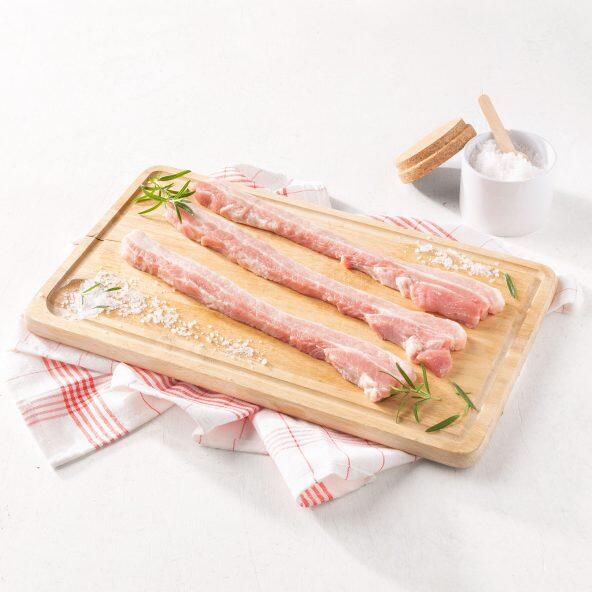 Tranches de lard de porc